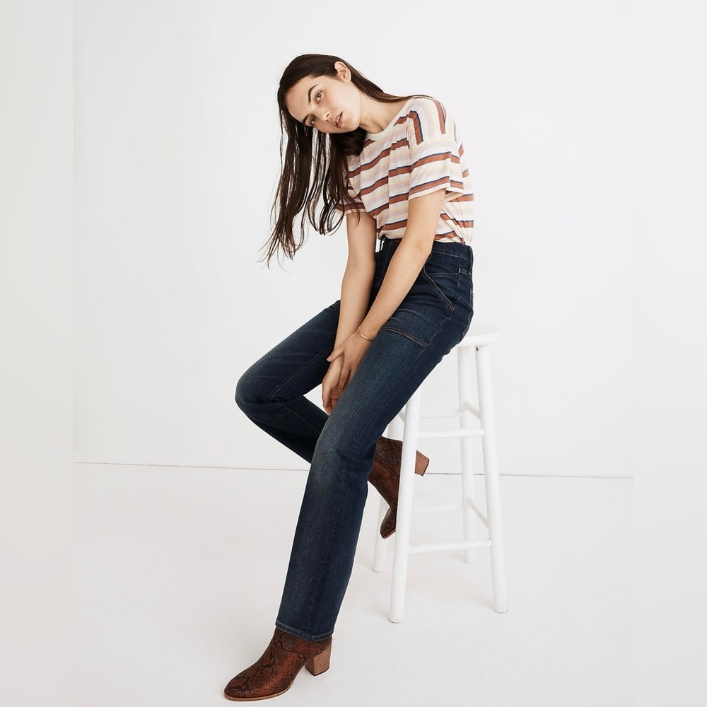 Madewell High-Rise Bootcut Jeans in Hezelton Wash: Carpenter Edition 👖